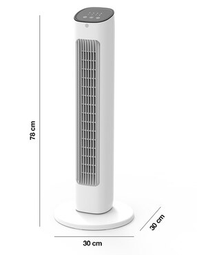 Ventilador de torre Aeolus con control remoto 3 velocidades