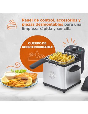 Freidora de aceite Master Chef 1.5 L MK-DF-1SS
