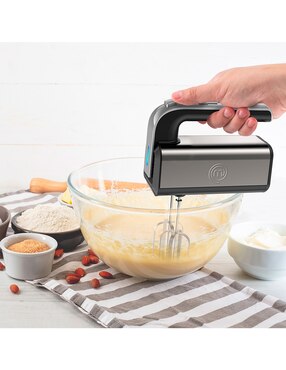 Batidora Master Chef 5 velocidades + 1 turbo Mkhm300Ss Waffleras