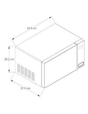 Horno de microondas convencional Whirlpool modelo WM1807D 0.7 pies cúbicos
