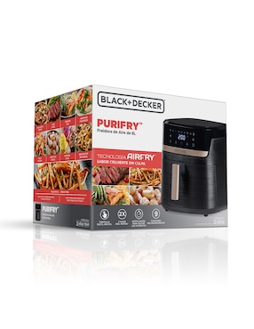 Freidora de aire Black&Decker Purifry 8 L Afbd82-1Bdla
