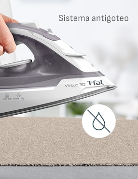 Plancha T-Fal virtuo 30 fv2c80u0 suela cerámica