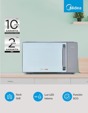 Horno de microondas convencional Midea modelo MMDX11S2MG de 1.1 pies cúbicos