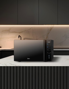 Horno de microondas convencional Midea modelo MMDT14S2MB de 1.4 pies cúbicos