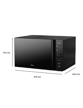 Horno de microondas convencional Midea modelo MMDT14S2MB de 1.4 pies cúbicos