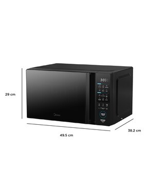 Horno de microondas convencional Midea modelo MMDT11S2MB de 1.1 pies cúbicos