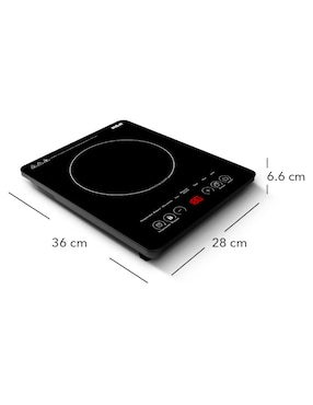 Parrilla eléctrica RCA RC-12A3 de cristal templado