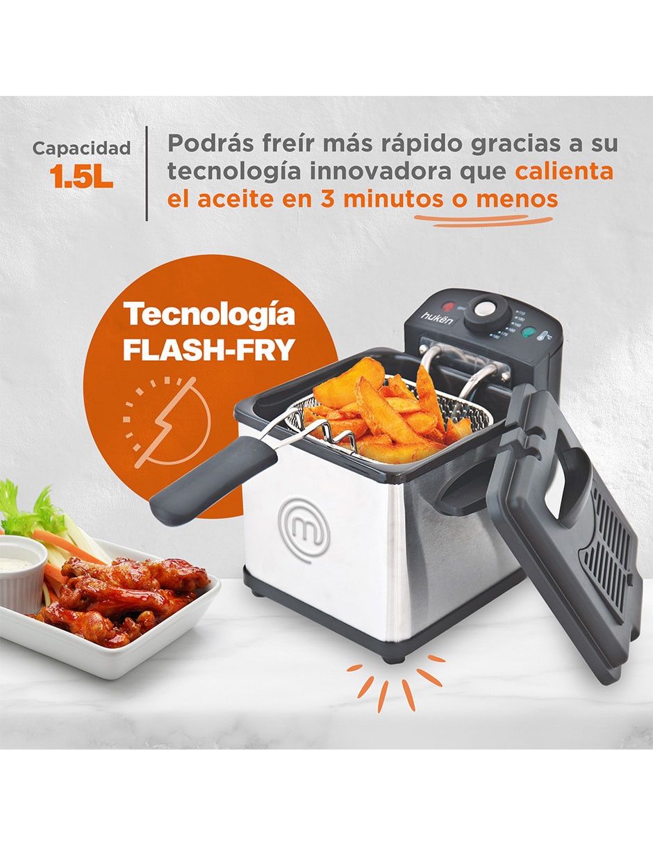 Freidora de aceite 1.5 L MK-DF-1SS 10