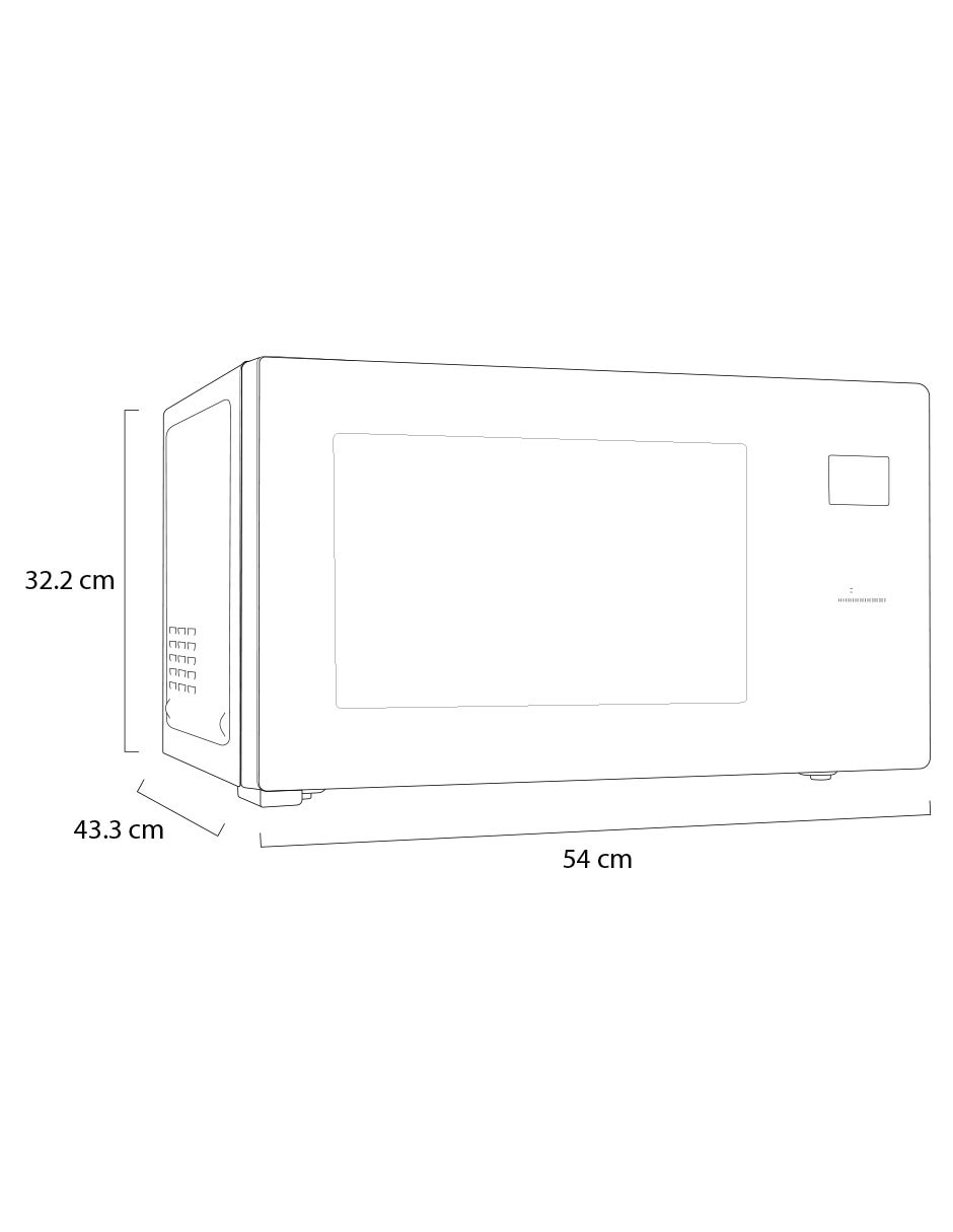 Horno de microondas convencional Smart Inverter Magnetron modelo MS1596DIR2 11