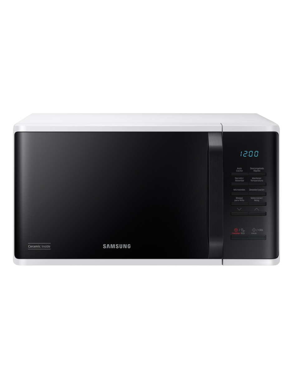 Horno de microondas convencional Samsung modelo MS23K3513AW/AX