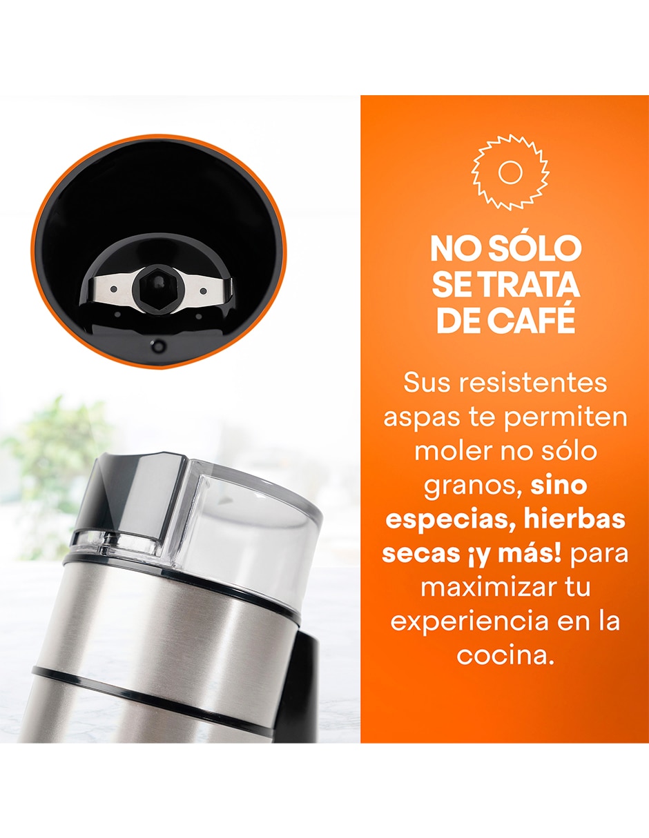 Molino de café MasterChef de acero inoxidable 12