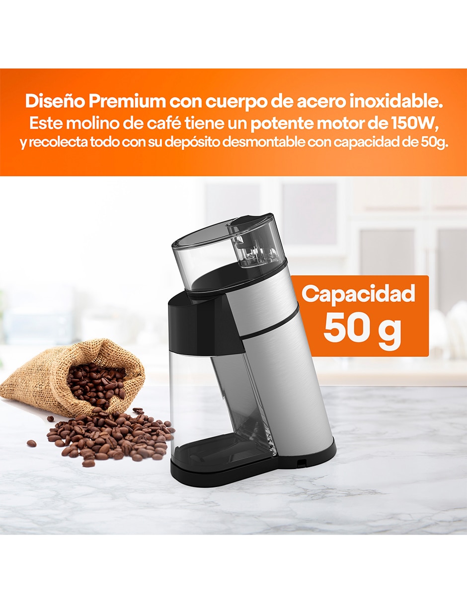 Molino de café MasterChef de acero inoxidable 14