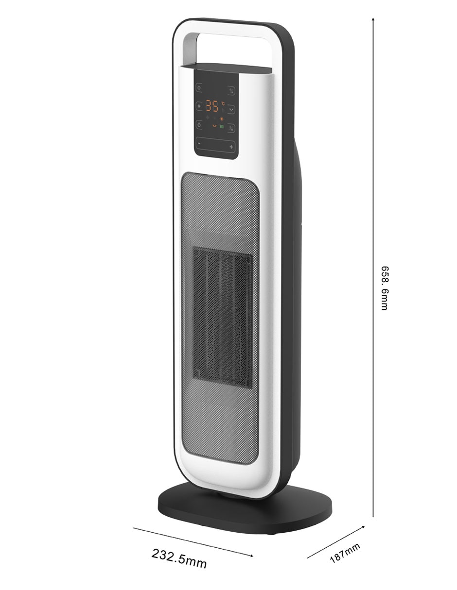 Calefactor portátil eléctrico de 127 V 4