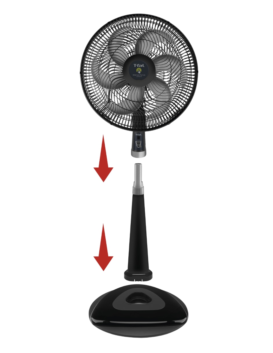 Ventilador de pedestal con control remoto 3 velocidades 8