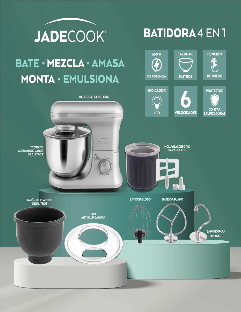 Batidora 6 velocidades JADE BATIDORA PLANET Jade Electro 10