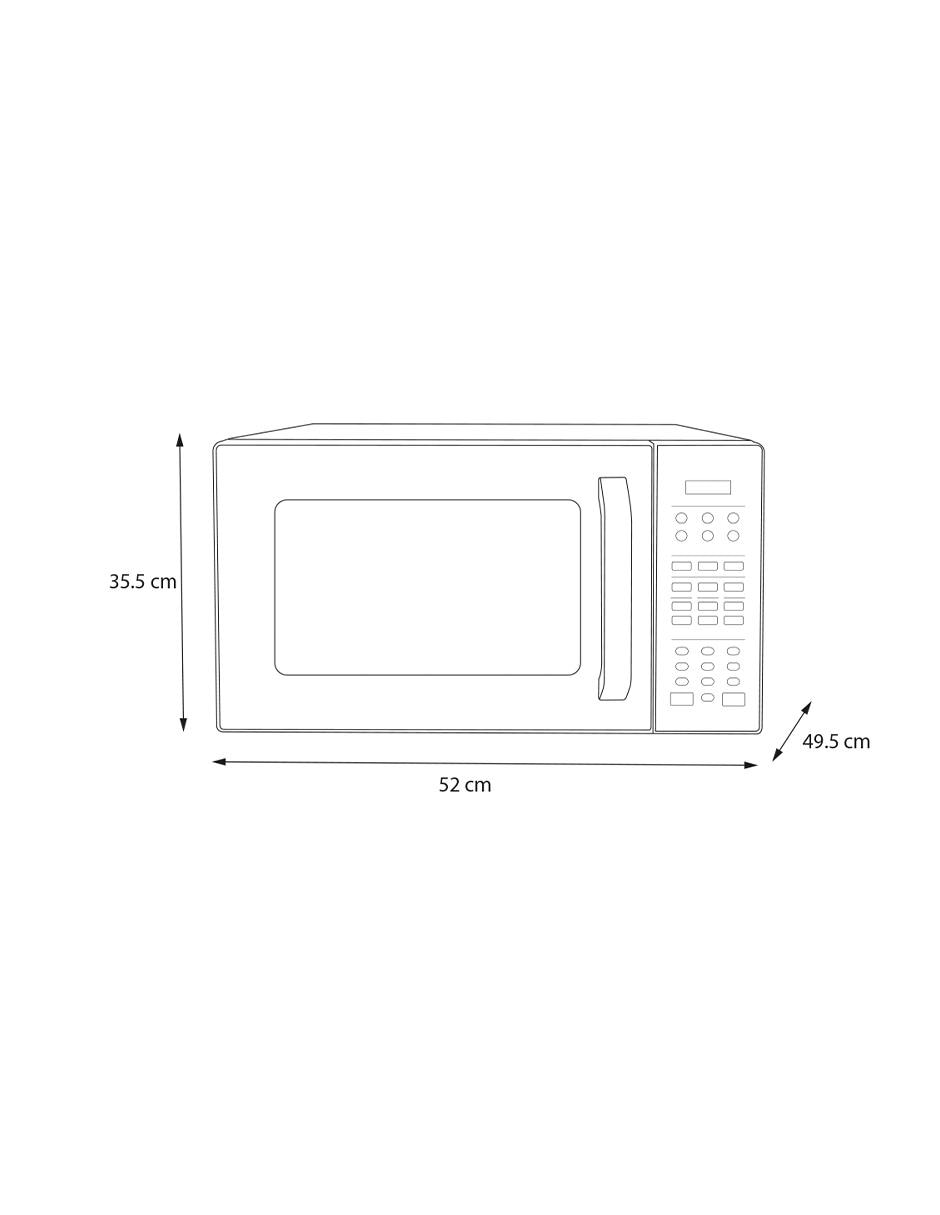 Horno de microondas convencional modelo MMDX11S2MG de 1.1 pies cúbicos 9