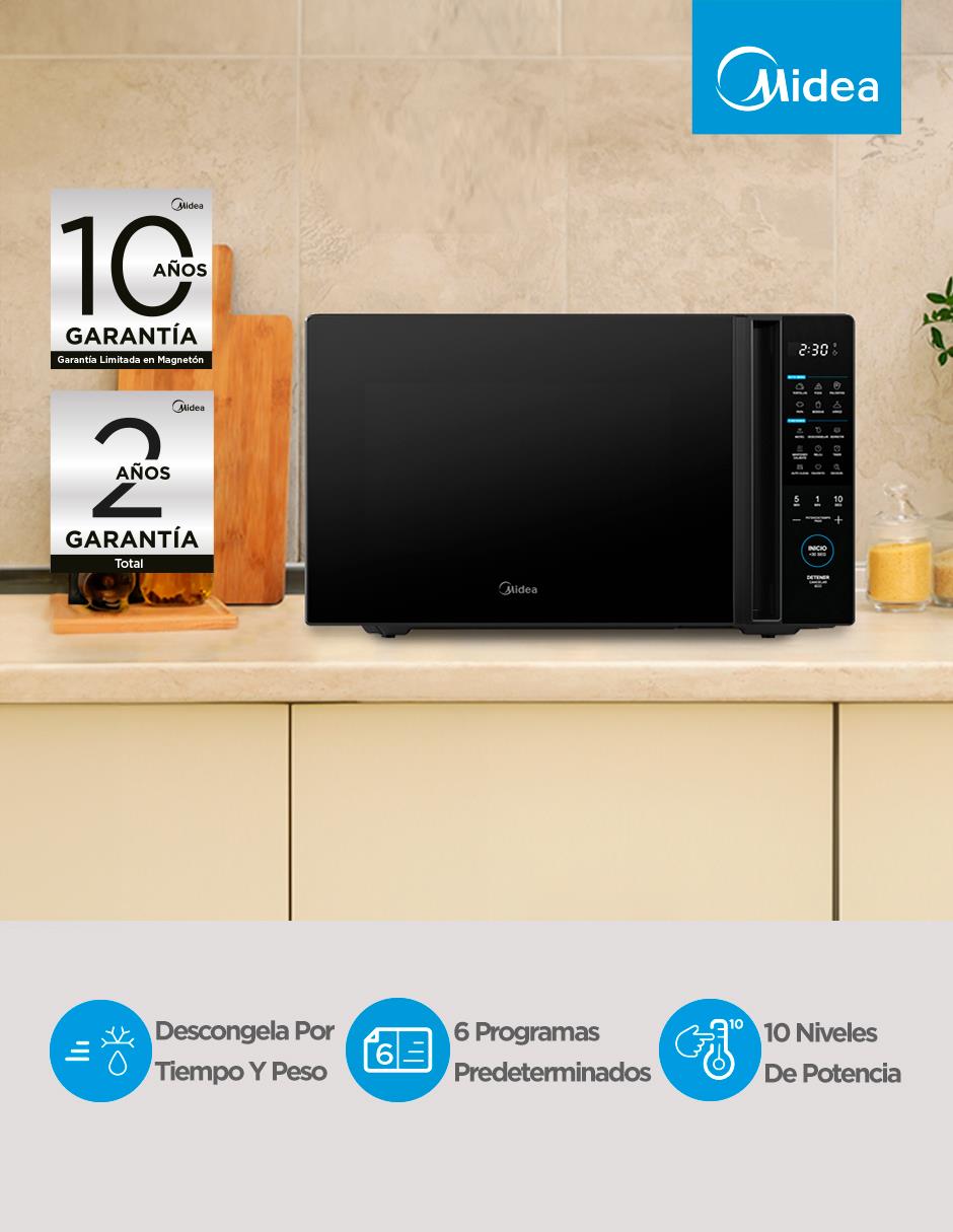 Horno de microondas convencional modelo MMDT14S2MB de 1.4 pies cúbicos 3