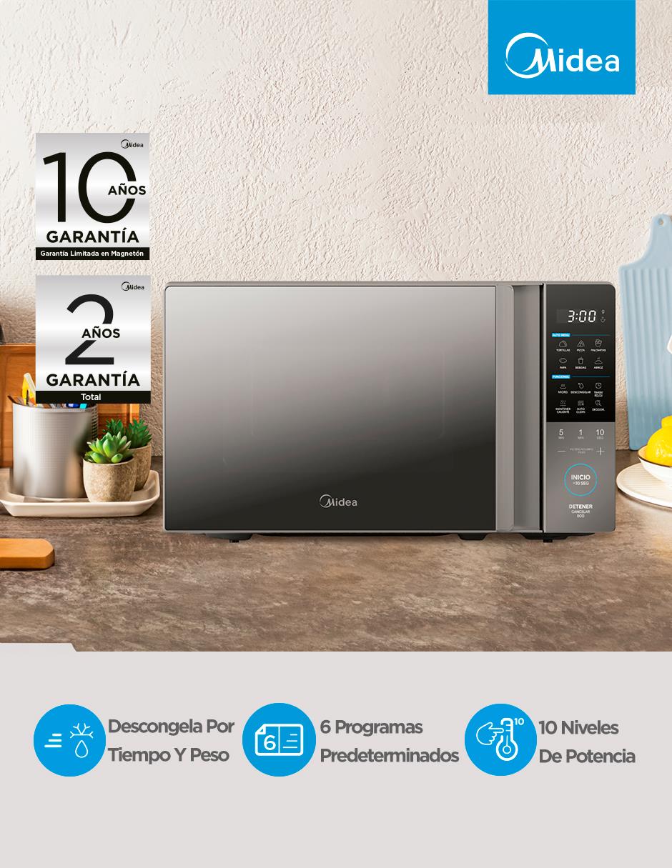 Horno de microondas convencional modelo MMDT11S2MG de 1.1 pies cúbicos 4