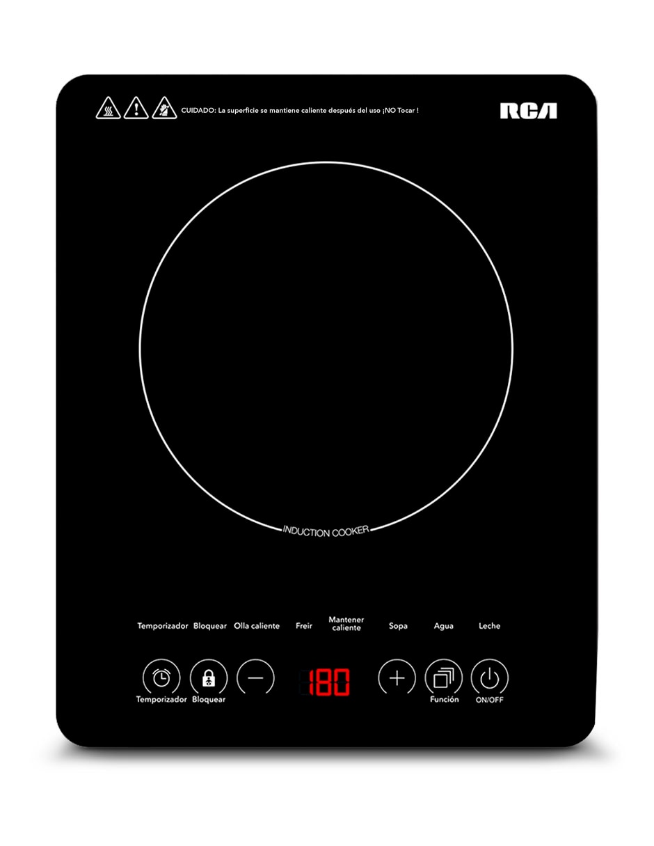 Parrilla eléctrica RC-12A3 de cristal templado
